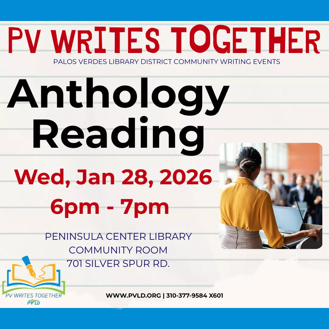 PVWT: Anthology Reading Wednesday, January 28: 6:00pm - 7:00pm